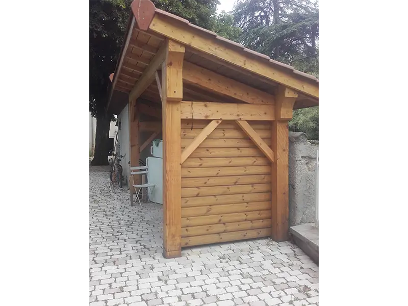 Dulac paysagiste création d'abris de jardin à Saint Genis Laval Rhône