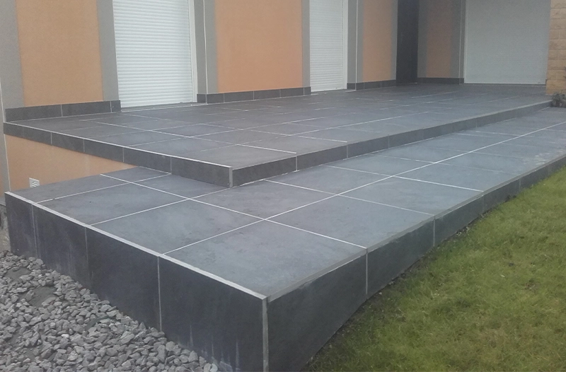 Dulac paysagiste création et aménagement de terrasse à charly Rhône