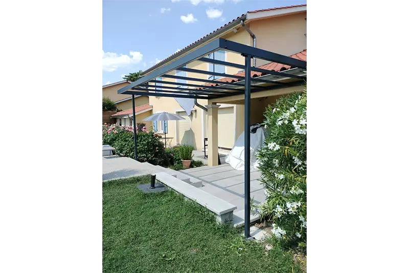 Dulac paysagiste pose de brise vue, portail et clôture à Saint Genis Laval Rhône