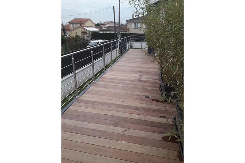 Dulac paysagiste création et aménagement de terrasse à brignais Rhône